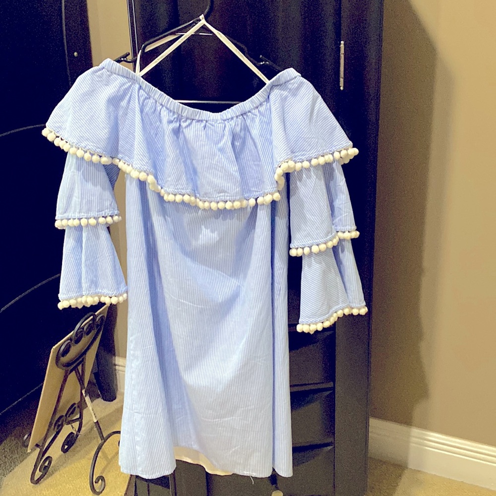 Off the shoulder dress worn once.